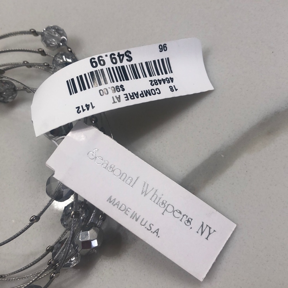 Silver and clear colored Bracelet - Picture 4 of 5